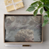 Elegant Woman in Opulent Ball Gown  薄葉紙 (ギフト)