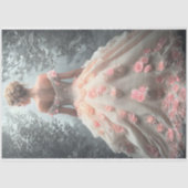 Elegant Woman in Opulent Ball Gown  薄葉紙 (正面)