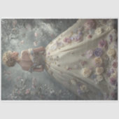 Elegant Woman in Opulent Ball Gown  薄葉紙 (正面)