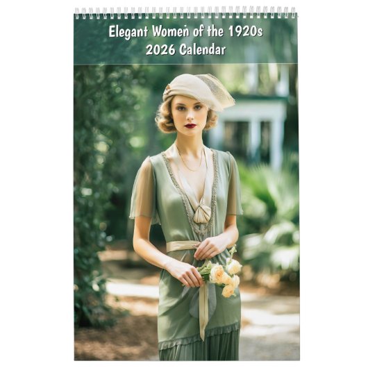 Elegant Women of the 1920s – 2026 Calendar カレンダー (カバー)