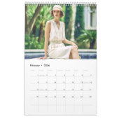 Elegant Women of the 1920s – 2026 Calendar カレンダー (2月 2026)