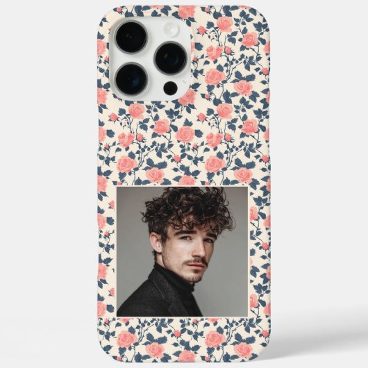 Elegant Womens Accessories Rose Floral Custom Case-Mate iPhoneケース (裏面)