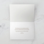 Elegant Woodland | Forest Wedding サンキューカード (内部)