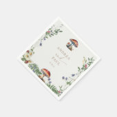 Elegant Woodland | Forest Wedding スタンダードカクテルナプキン (角)