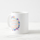 Elegant Workplace Peacekeeper HR Mug Design コーヒーマグカップ (正面左)
