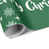 Elegant Xmas Santa's Sleigh Unicorn Personalize ラッピングペーパー (ロールコーナー)