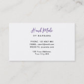 Elegant Yarn Knitting Needles 名刺 (裏面)