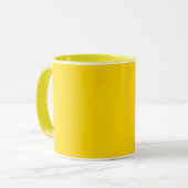 Elegant Yellow and Gold Mug for Stylish Sips Daily マグカップ (正面左)