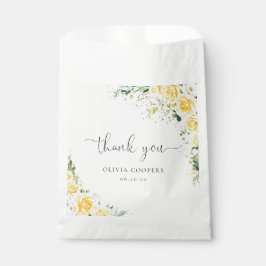 Elegant Yellow Baby Shower Favor Bag フェイバーバッグ