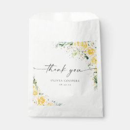 Elegant Yellow Baby Shower Favor Bags フェイバーバッグ