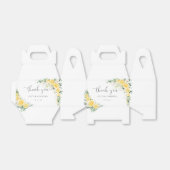 Elegant Yellow Baby Shower Favor Box フェイバーボックス (折り畳みなし)