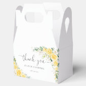 Elegant Yellow Baby Shower Favor Box フェイバーボックス (オープン)