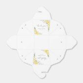 Elegant Yellow Baby Shower Favor Box フェイバーボックス (折り畳みなし)
