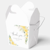 Elegant Yellow Baby Shower Favor Box フェイバーボックス (オープン)