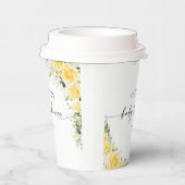 Elegant Yellow Baby Shower Paper Cup 紙コップ (右)