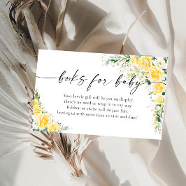 Elegant Yellow Books For Baby Enclosure card エンクロージャーカード