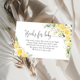 Elegant Yellow Books For Baby Enclosure card エンクロージャーカード
