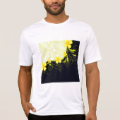 Elegant Yellow Floral Damask Tシャツ (正面)