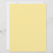 Elegant Yellow Lily Flowers Scrapbook Paper (裏面)