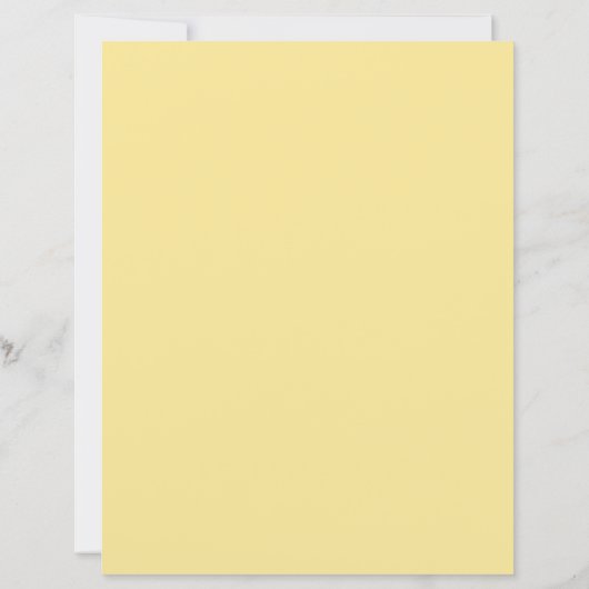 Elegant Yellow Lily Flowers Scrapbook Paper (裏面)