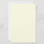 Elegant Yellow Lily Flowers Scrapbook Paper (裏面)