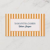 Elegant Yellow Old Money 名刺 (正面)