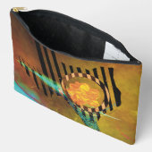 Elegant Yellow Rose of Texas Carry Bag_L アクセサリーポーチ (見開き)