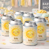 Elegant Yellow Sunshine Baby Shower Party 缶クーラー