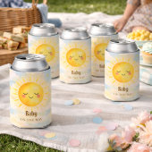 Elegant Yellow Sunshine Baby Shower Party 缶クーラー