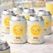 Elegant Yellow Sunshine Baby Shower Party 缶クーラー