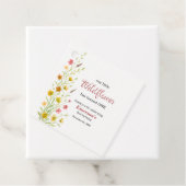 Elegant Yellow Wildflower 1st Birthday Party フェイバータグ (インサイチュ)