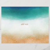 Elegant Yoga Instructor Blue Lotus   チラシ (裏面)