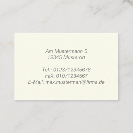 elegante 名刺 (裏面)