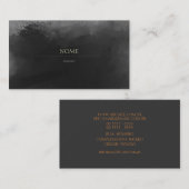 Elegante 3 Gray 名刺 (正面/裏面)