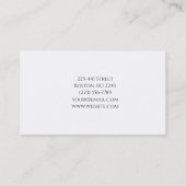  Elegante Beauty Salon Visitenkarte 名刺 (裏面)