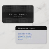 Elegante fibra de carbono oro moderna  profesional 名刺 (正面/裏面)