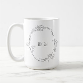 Elegante Hoera Je Wordt Oma Aankondiging Mok コーヒーマグカップ