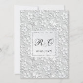 Elegante Invitación para bodas en Español. 招待状 (正面)