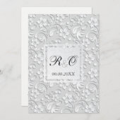 Elegante Invitación para bodas en Español. 招待状 (正面/裏面)