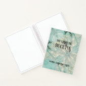 Elegante libro de bocetos soft green para ella ノートブック (内部)