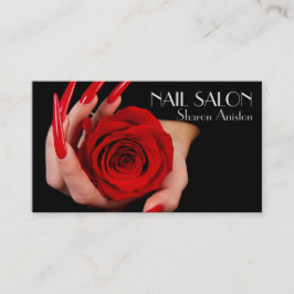  Elegante Maniküre nagel Nagelsalon Visitenkarte 名刺