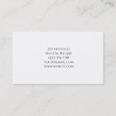  Elegante Maniküre nagel Nagelsalon Visitenkarte 名刺 (裏面)