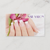 Elegante Maniküre nagel Nagelsalon Visitenkarte 名刺 (正面)