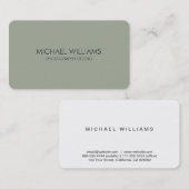 Elegante metal profesional 名刺 (正面/裏面)