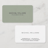 Elegante metal profesional 名刺 (正面/裏面)