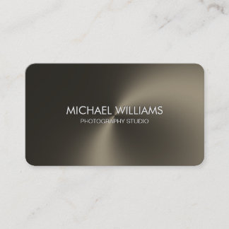 Elegante metal profesional blanco negro brillante 名刺