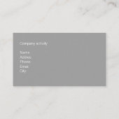 ELEGANTE METAL PROFESIONAL TELA BRILLO METALICO 名刺 (裏面)