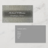 ELEGANTE METAL PROFESIONAL TELA BRILLO METALICO 名刺 (正面/裏面)