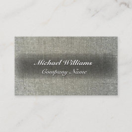 ELEGANTE METAL PROFESIONAL TELA BRILLO METALICO 名刺