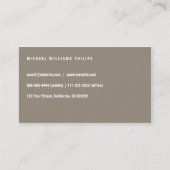 ELEGANTE METAL PROFESIONAL TELA GASA DECORACION 名刺 (裏面)
